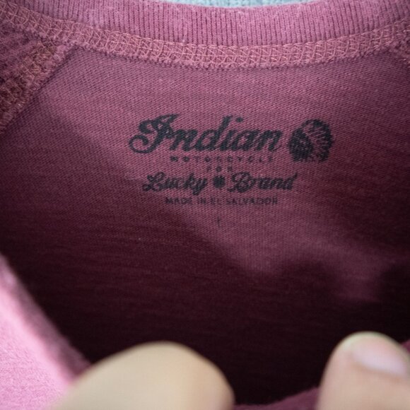 Indian Motorcycle Lucky Brand Thermal Longsleeve Large - Picture 5 of 6